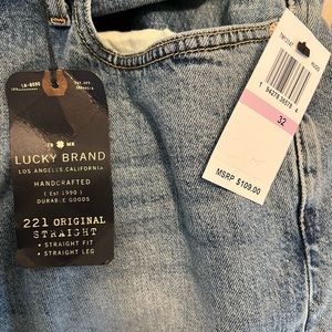 NWT - Lucky Brand 221 Original Straight Men’s Jeans